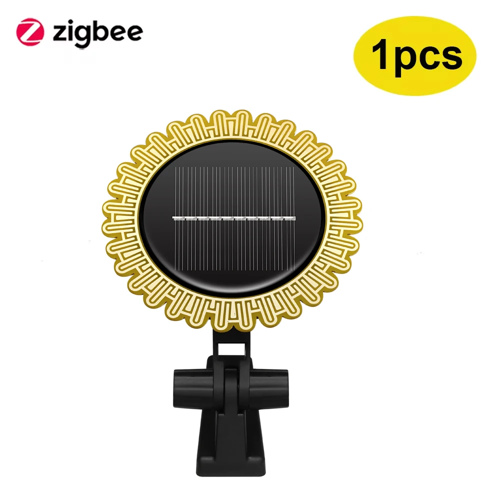 Tuya – capteur de lumière du soleil intelligent Zigbee, charge solaire, détecteur d'eau de pluie en 