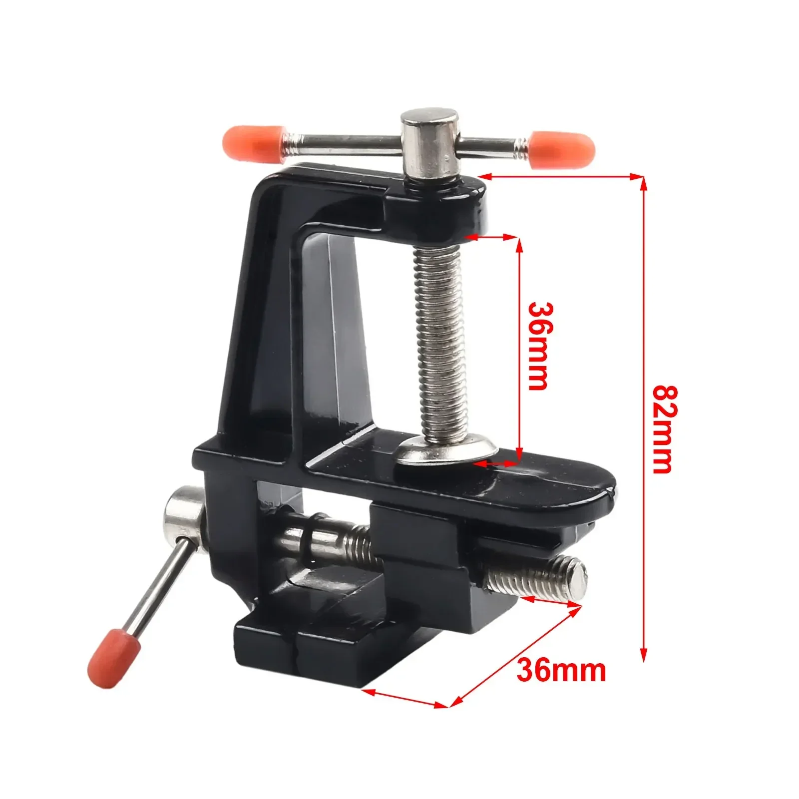 Mini Bench Vise Aluminum Small Table Bench Vise Clamp Woodworking Tools Steel Screw And Handle For Household Diy Hand Tool