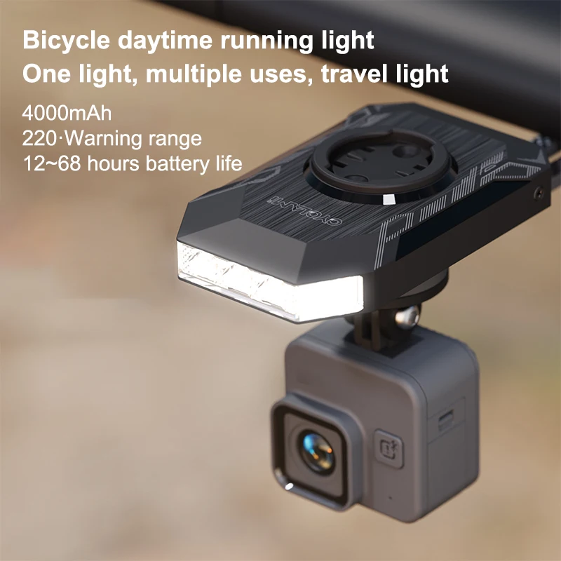 

Велосипедная фара CL350 для Garmin XOSS IGPSPORT Magene GPS G2, 4000 мАч, перезаряжаемая передняя лампа для велосипеда с адаптером Gopro