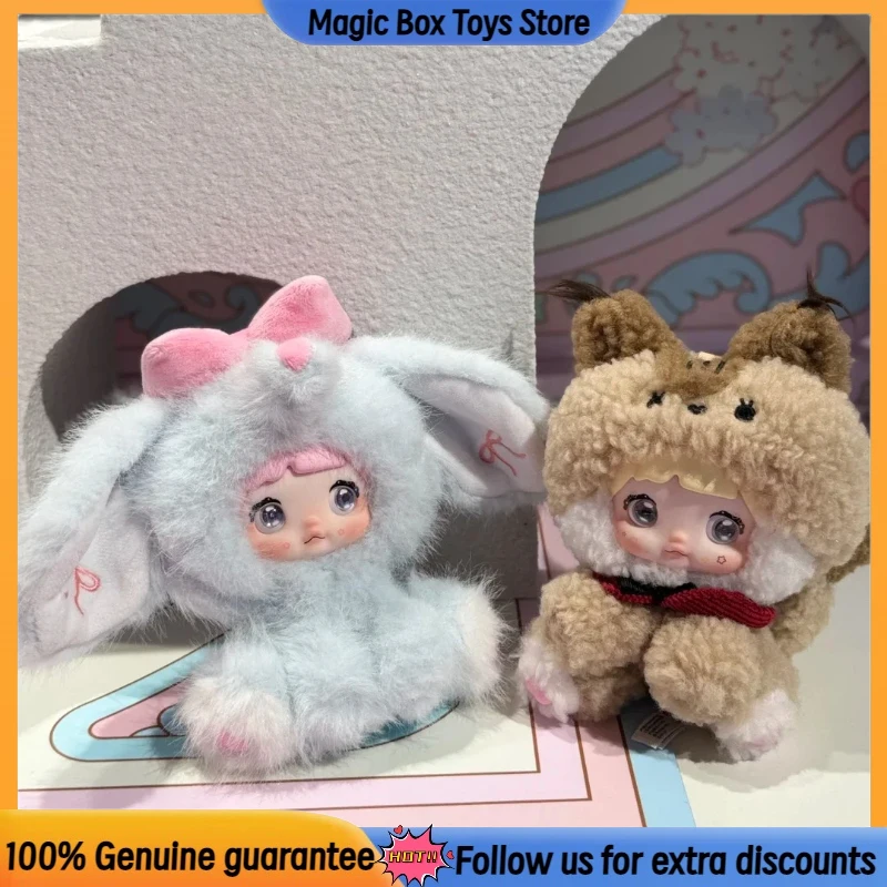 

Оригинальные трендовые игрушки Nommi Sitting Zoo Series Blind Box: милые виниловые плюшевые подвески для сумок, загадочные коробки, куклы Nommi, подарок на день рождения