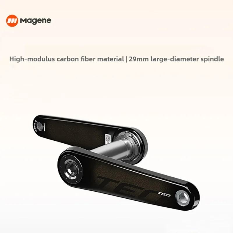 

Magene TEO Carbon Fiber Crankset for Road & Mountain Bikes, Lightweight Pedal Connecting Rod, Durable Cycling Accessory