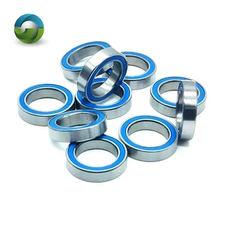 10PC 6701RS 12*18*4 mm  Bearing ABEC-7 61701 6701 63701 6700RS Chrome Steel Ball Bearings With Blue Rubber Seal