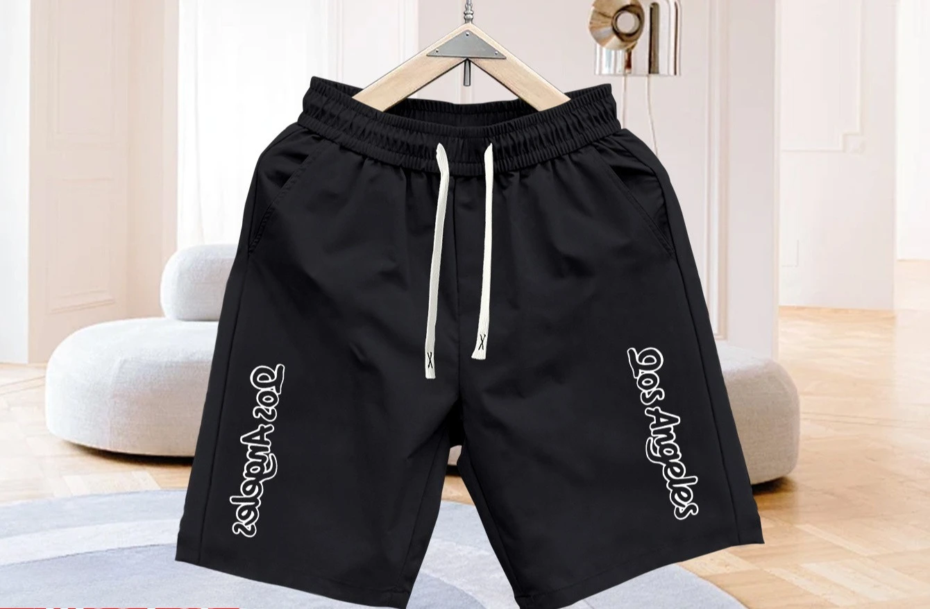 

Модный дизайн, шорты, мужские летние дышащие пляжные брюки, мужские спортивные штаны, удобные универсальные трендовые повседневные брюки
