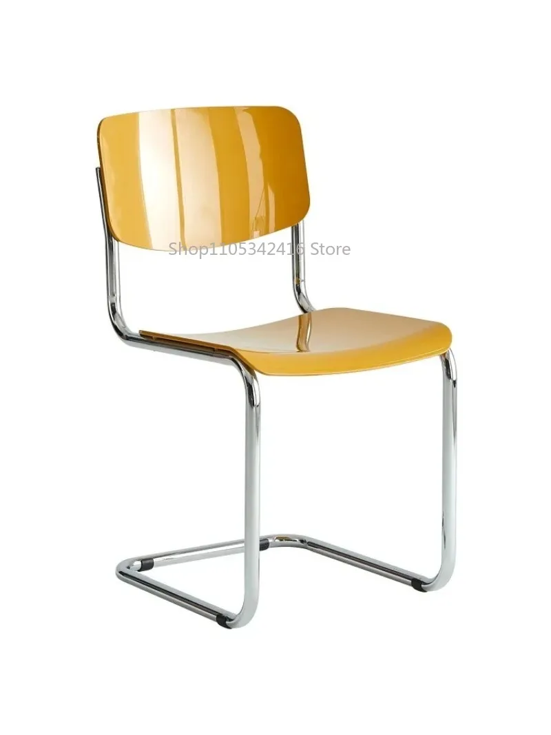 Nordic Single Person Dining Chair, Lightweight Environmental Luxury Furniture for Living Room Home Decoration