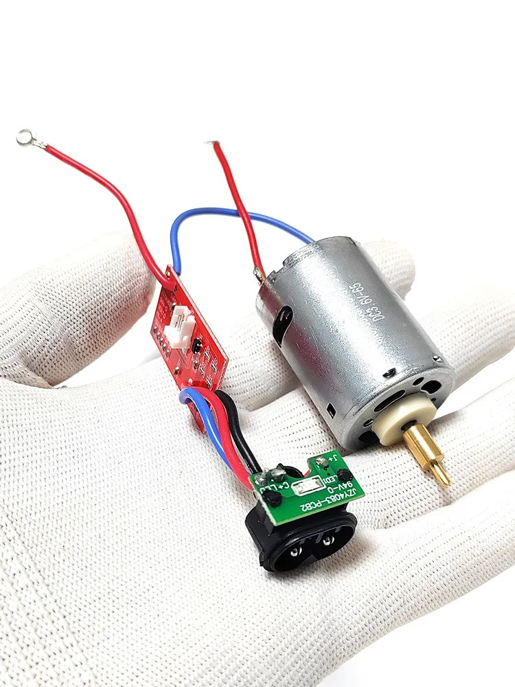 3,6V 6500RPM 7200RPM Professionelles Haarschneidemaschinen-Motor-Motherboard-Set mit Endstecker für Wahl 8504/8148/8591 Trimmer-Zubehör – Detail 7