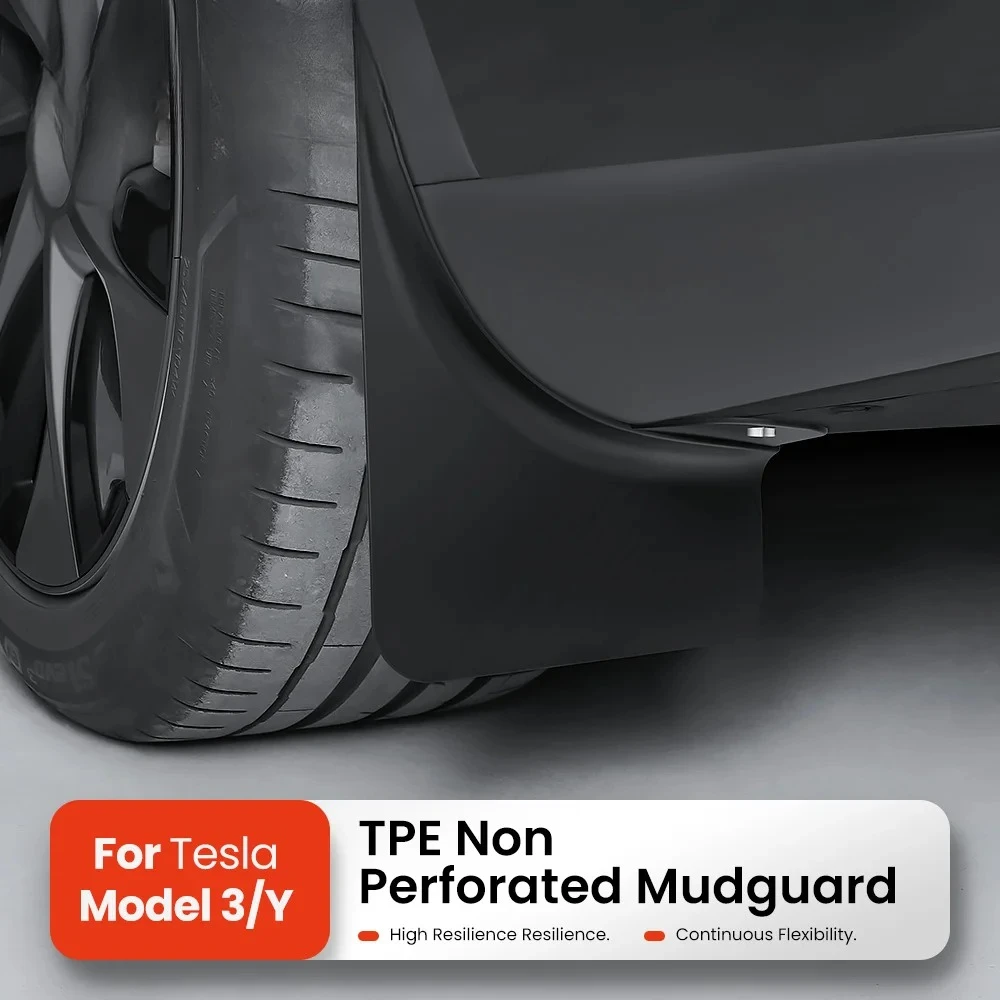 

For Tesla Model 3 Y Highland Juniper 2021-2025 Front and Rear Dedicated TPE Mudguard Car Accessories
