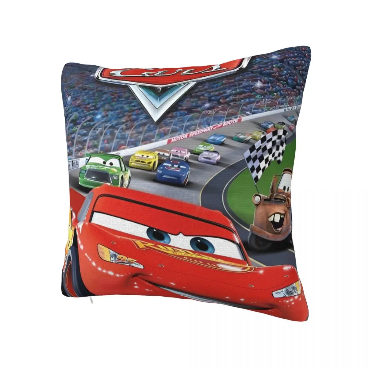 Cars Lightning McQueen Pillow Case Cushion Cover Polyester Graphic Pillow Cover Vintage Pillowcases For Sofa Car Home Decor