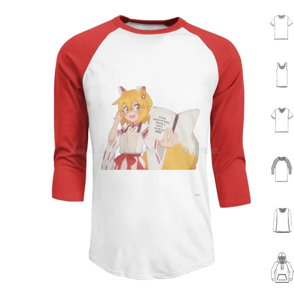 Wise Senko Giving Us The Truth. Hoodies Long Sleeve Car Meme Anime Senko Cute Funny Roast