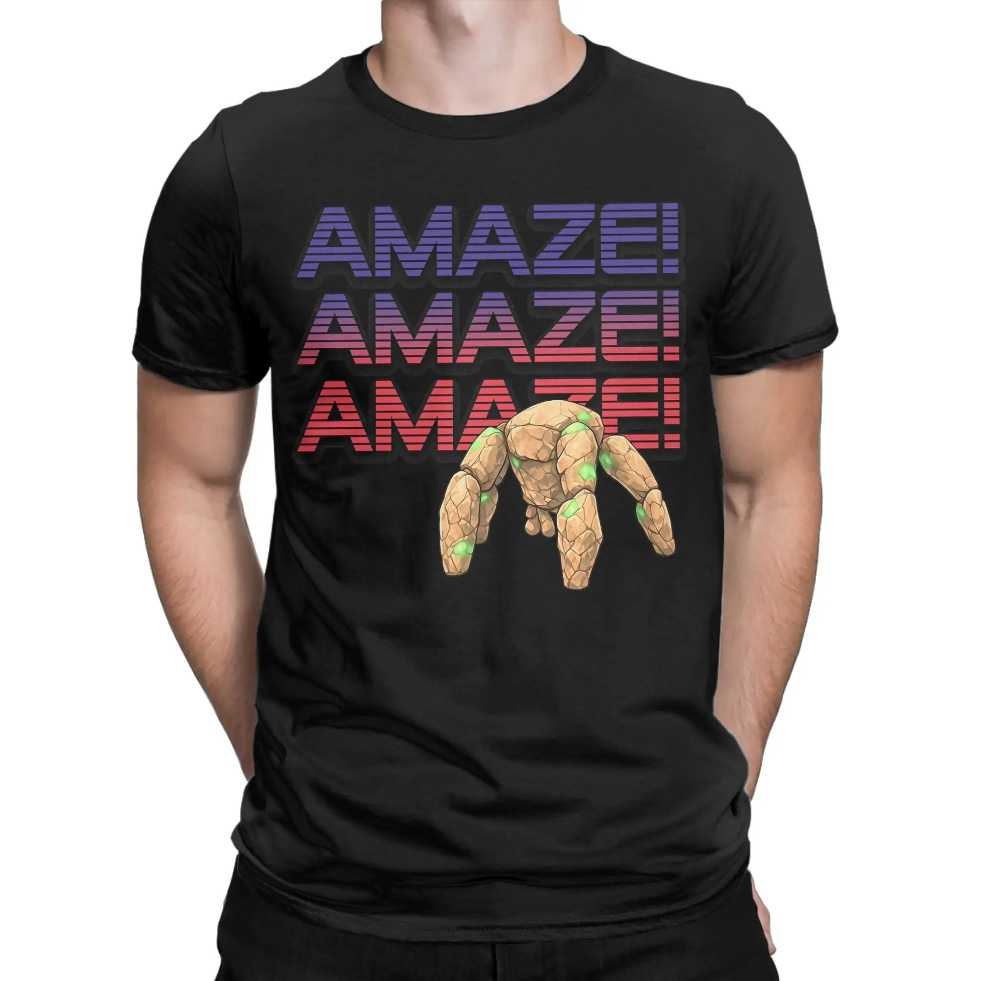 Men Project Hail Mary Amaze Amaze Amaze T Shirt  Pure Cotton Clothes Funny Short Sleeve Crewneck Tees Printed T-Shirt