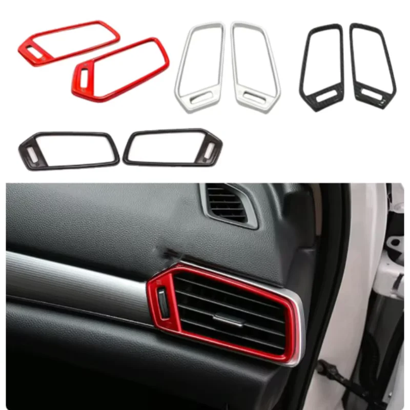 

ABS Plastic For Honda Accord 10th 2018 -2022 Car left and right air outlet Cover Trim accessories car styling 2pcs