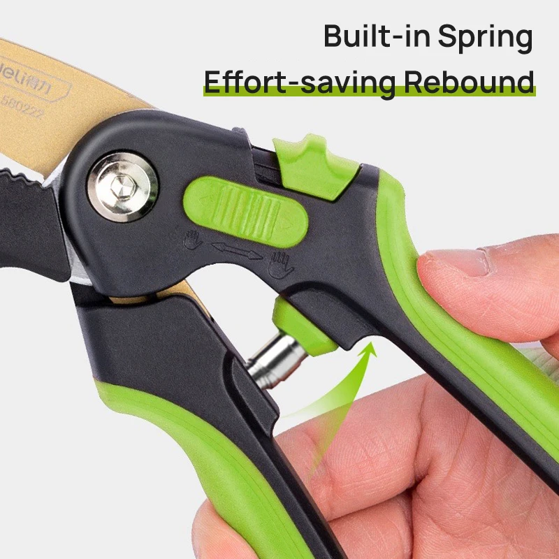 Cesoie da potatura da giardino di livello industriale Strumenti Taglierina da giardinaggio per risparmiare manodopera Strumenti per potatura per la raccolta di frutta in vaso per la casa