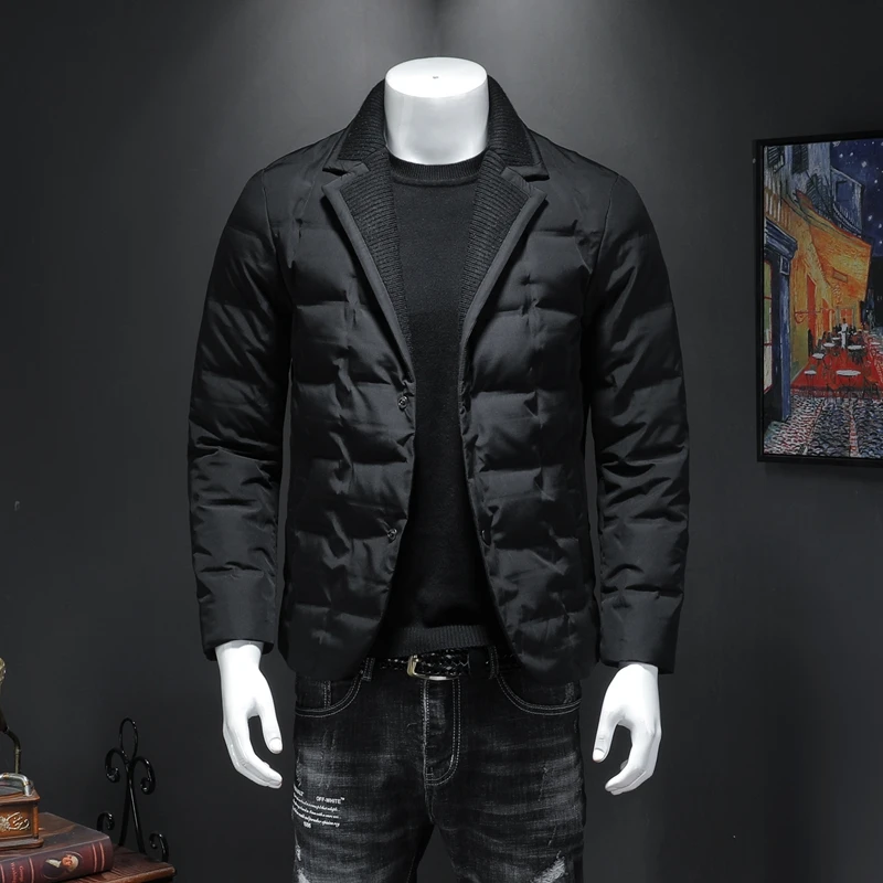 2023 new arrival winter coat 90% white duck down jackets men,mens warm thicked blazer,high quality 80% white duck down jacket