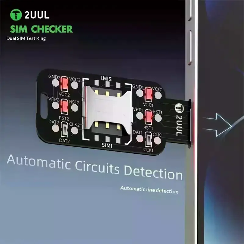 2UUL SIM Checker Module, Fast Signal Detection & Fault Testing Tool For Mobile Phone Repair