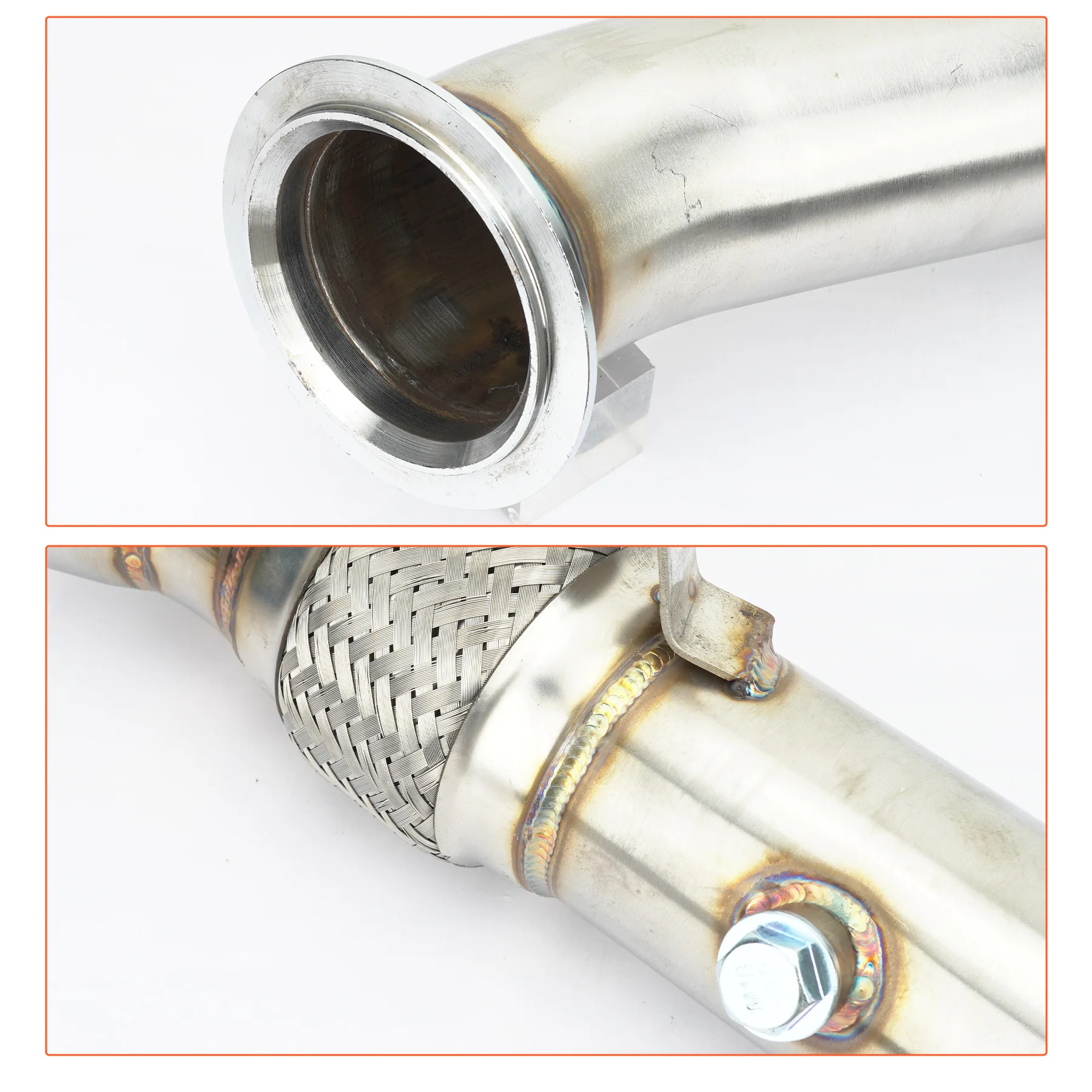 3.5inch Exhaust N55 Turbo Catless Downpipe For BMW 2010-2015 F01