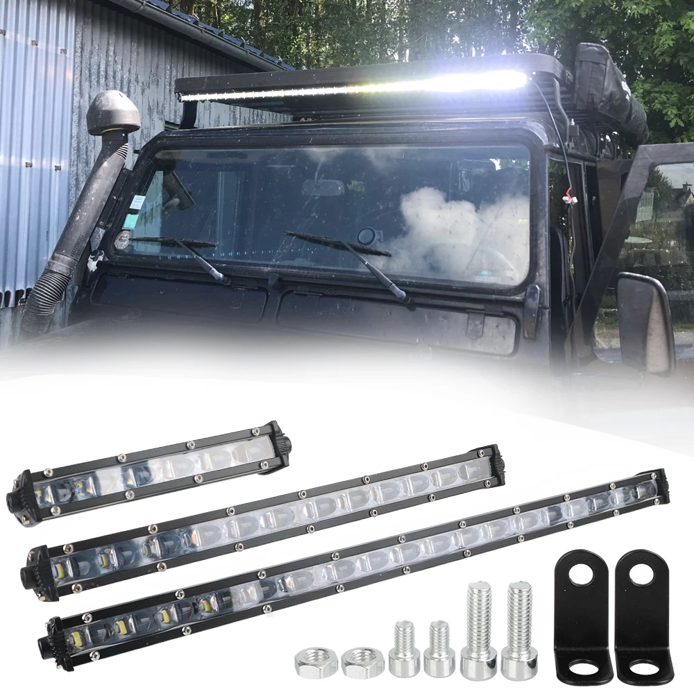 

Driving Fog Lamp 6D Ultra Slim 4x4 LED Bar 12V 24V LED Work Light Bar For Motorcycle Off Road 4WD SUV ATV Tractor Truck