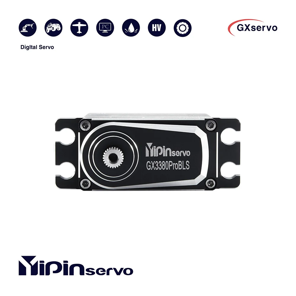 GX X80PRO 80KG inducción magnética sin escobillas de alto voltaje 1/10 1/8 piezas de Robot Servos digitales impermeables