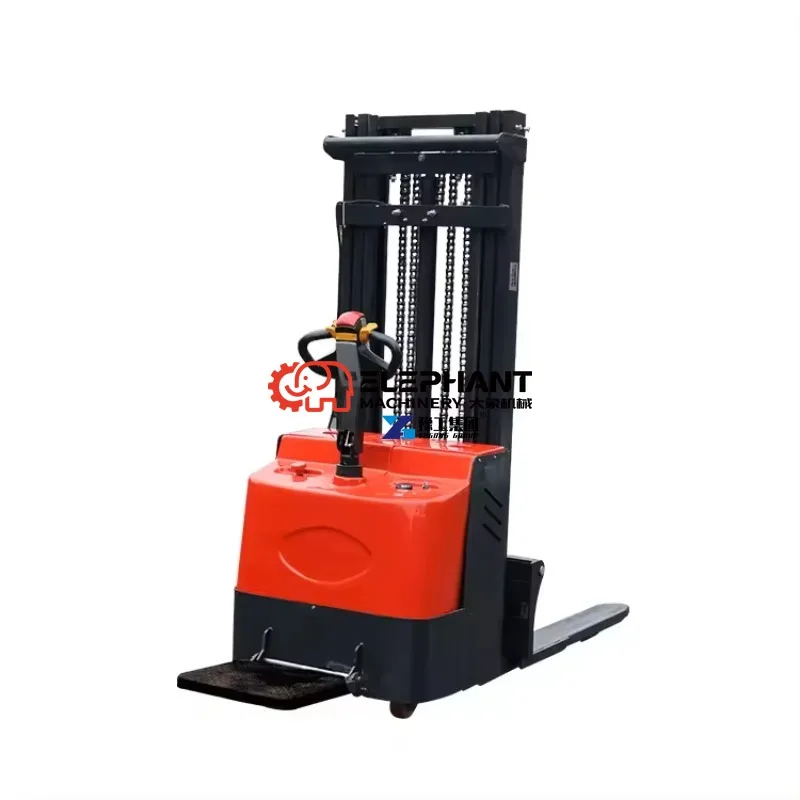 Top-Selling 1.5t Full Electric Pallet Stacker 1600mm-3500mm Lift Heights New Condition Forklift Electric Stacker Core Motor