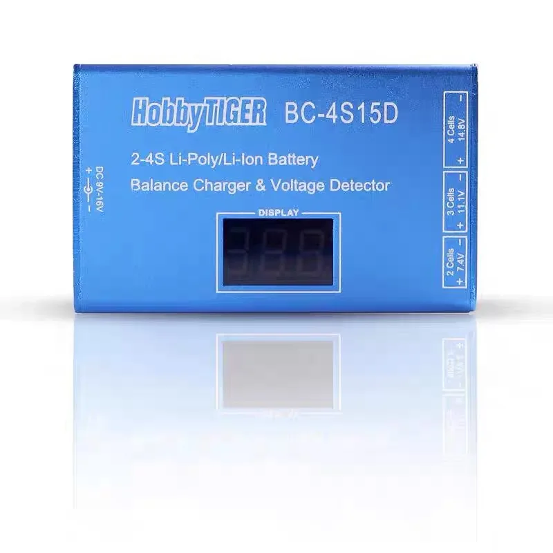 

forB4 Balanced Charger 15D, Lithium Battery for Model Aircraft, with Voltage Display, for2S 3S 4S Pack