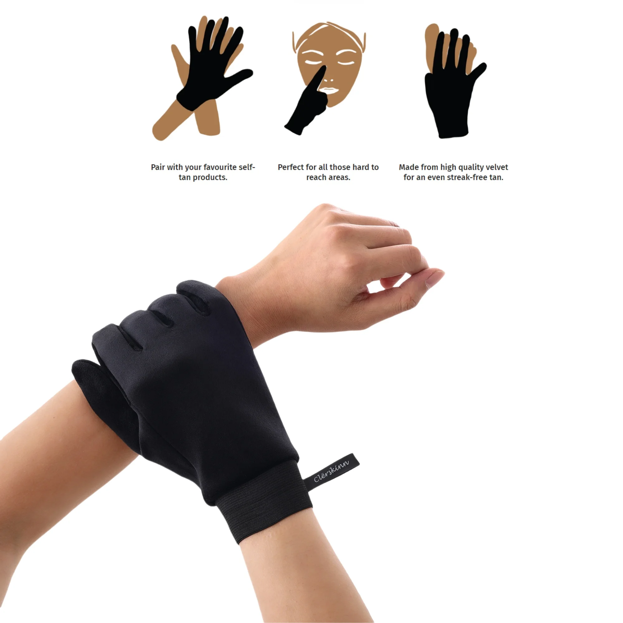 قفاز دباغة بدون شمس، قفاز تسمير ذاتي، قفاز دباغة بدون شمس