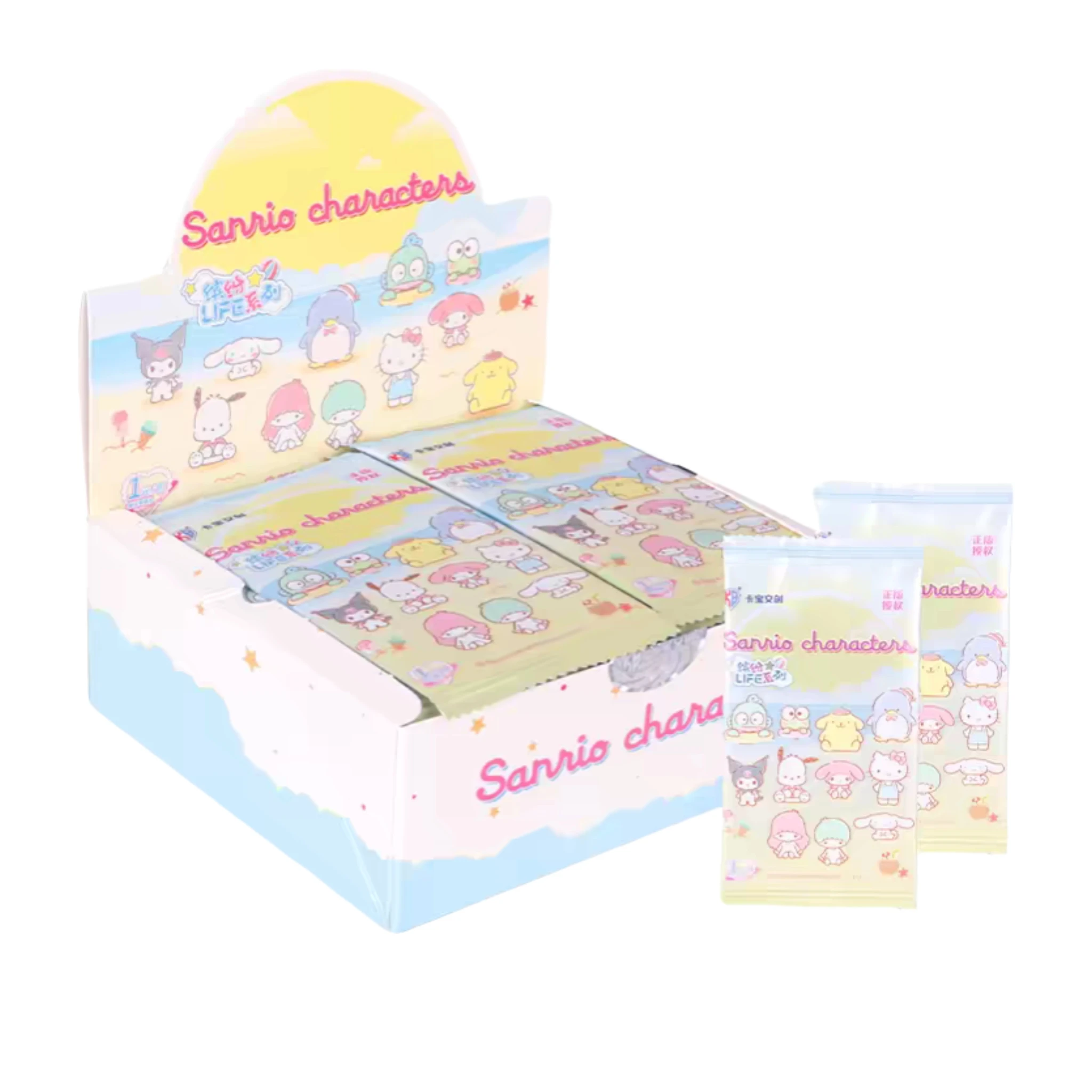 Sanrio Shining Card Cartoon Hello Kitty Kuromi My Melody Cinnamoroll Collectible Game Trading Card Children Toy Christmas Gift