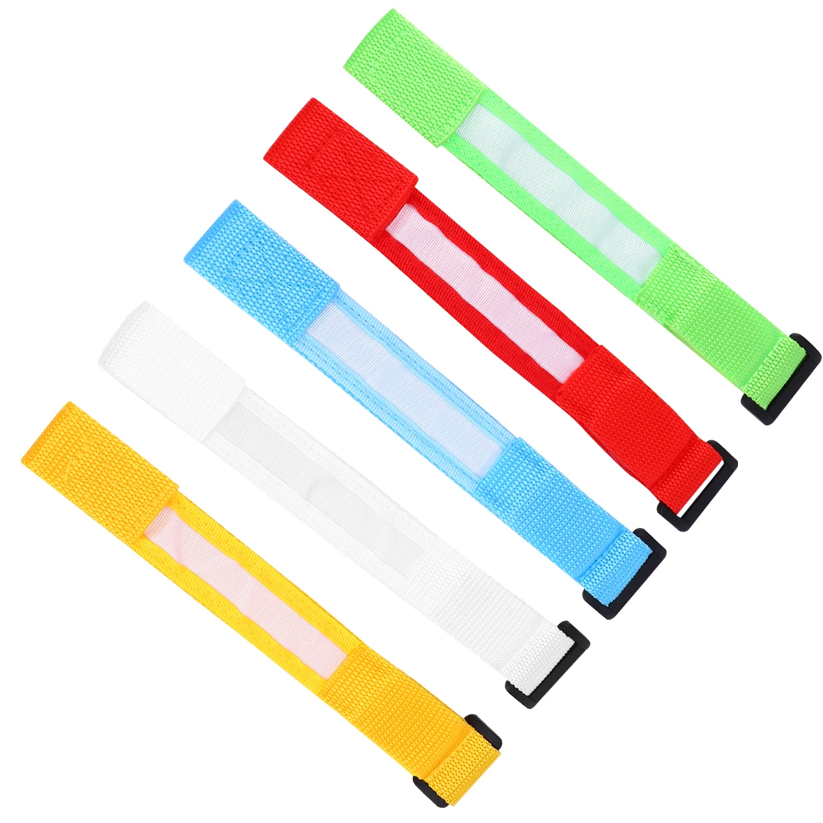 5 قطعة LED معصمه توهج أساور وامض الذراع العصابات الرياضة الأمن دائم عاكسة اللعب في الهواء الطلق