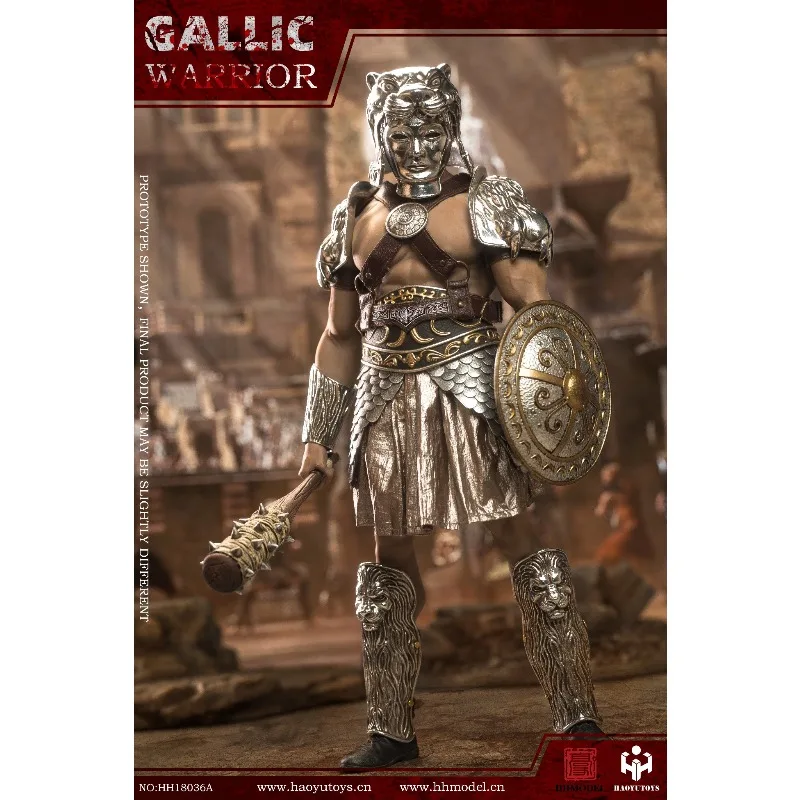 HHMODEL X HAOYUTOYS Oryginalny 1/6 Wojownik Galowski z Terenu Polowania, Gotowy Produkt, Ruchoma Figurka Żołnierza, Model Zabawka na Prezent