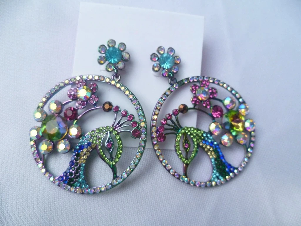 Elegant  Tone Stud Drop Earrings Trendy Party Female Ear Accessories