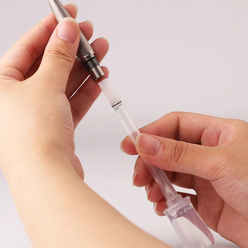 

Очиститель перьевых ручек, наконечник, капельница, поглотитель чернил, инструменты для очистки картриджей (подходит для ручек разных брендов)