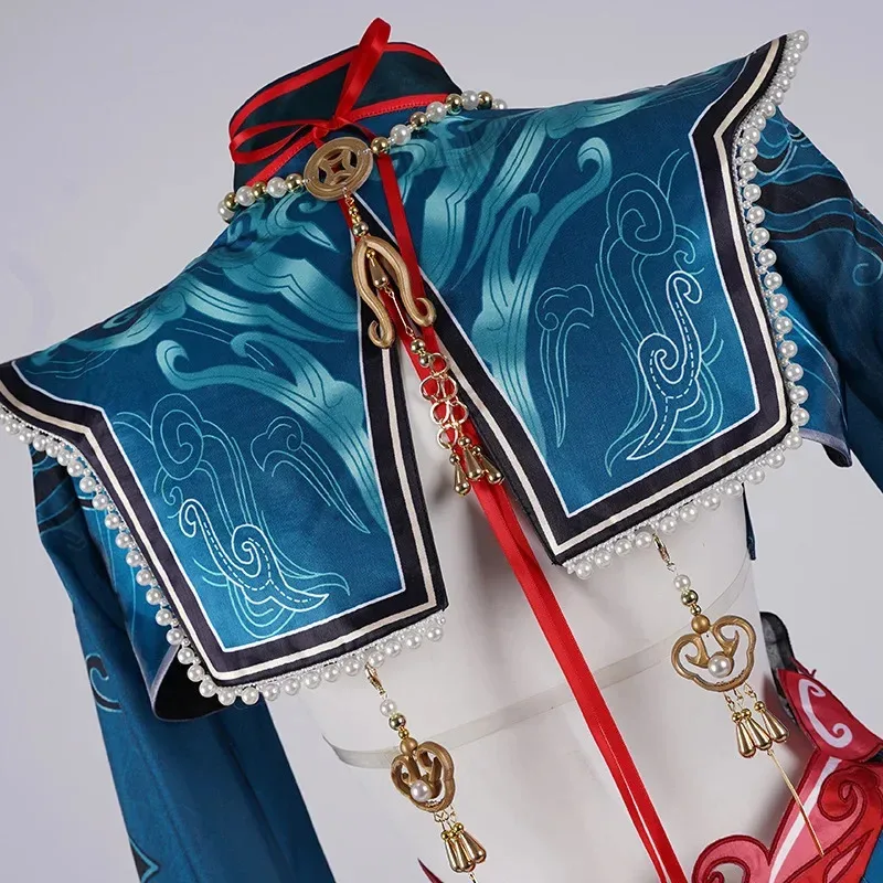 Игра Naraka: Bladepoint Tessa, карнавальный костюм, чернильный прогулочный маленький зомби, платье Cheongsam, женский сексуальный карнавальный костюм на Хэллоуин;2,