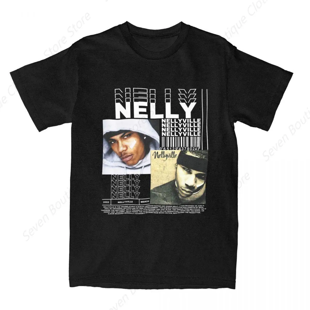 Summer Nelly Hip Hop Bootleg T Shirts Outfit Men Women Pure Cotton Funny HipHop Tee Shirt Short Sleeve Clothes