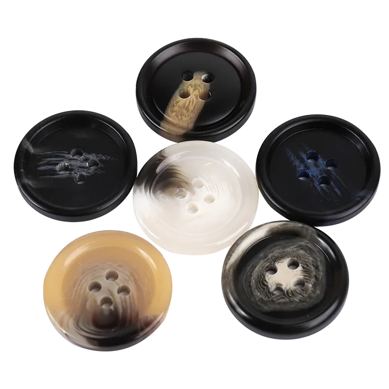 

20pcs Beautiful Resin Buttons 4 holes Sewing accessories Size Complete for clothing Decorative Plastic Buttons Handmade DIY