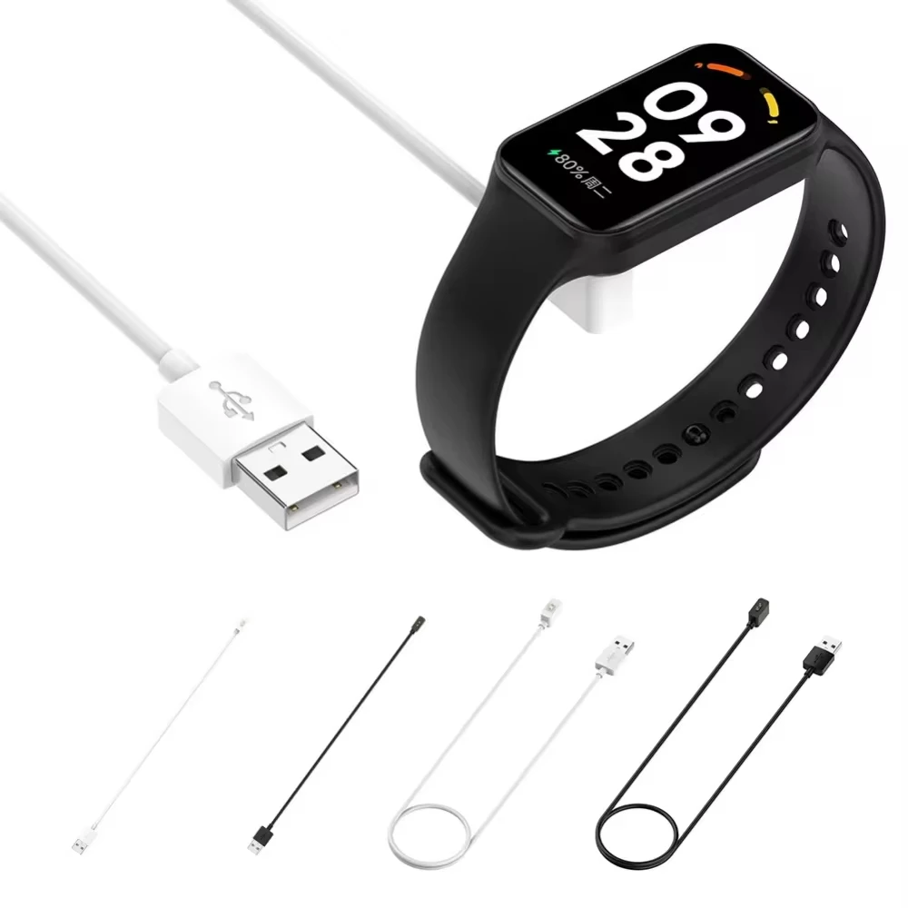 USB Charger Cable For Xiaomi Band 8 Active Mi Band8 Pro Magnetic Charging Cradle Adapter For Redmi Watch 3 4 Active Charger Dock