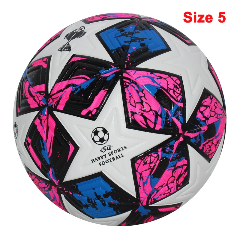 NONE Hochwertige Fußbälle, offizielle Größe 4/5, PU-Material, nahtloses Tor, Team, Outdoor-Match-Spiel, Fußballtraining, Ballon de Foot 6