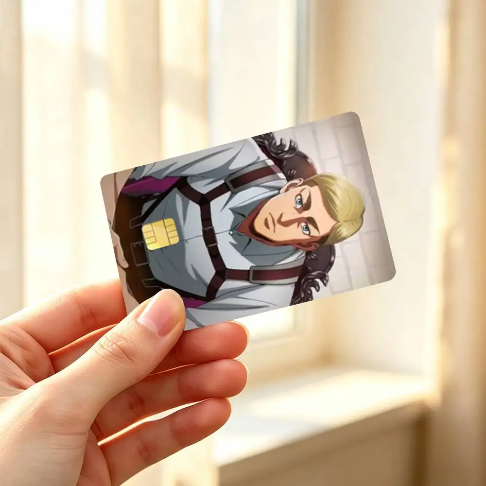 A-anime E-Erwin S-Smiths-S  Credit Card HD Stickers Premium matte film effectively prevents fingerprints and daily abrasion.