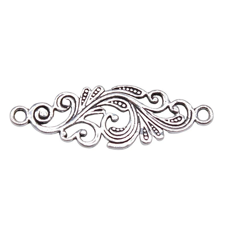 

200pcs/lot Mix DIY Alloy Geometry Connector For Charms Bracelet Pendant