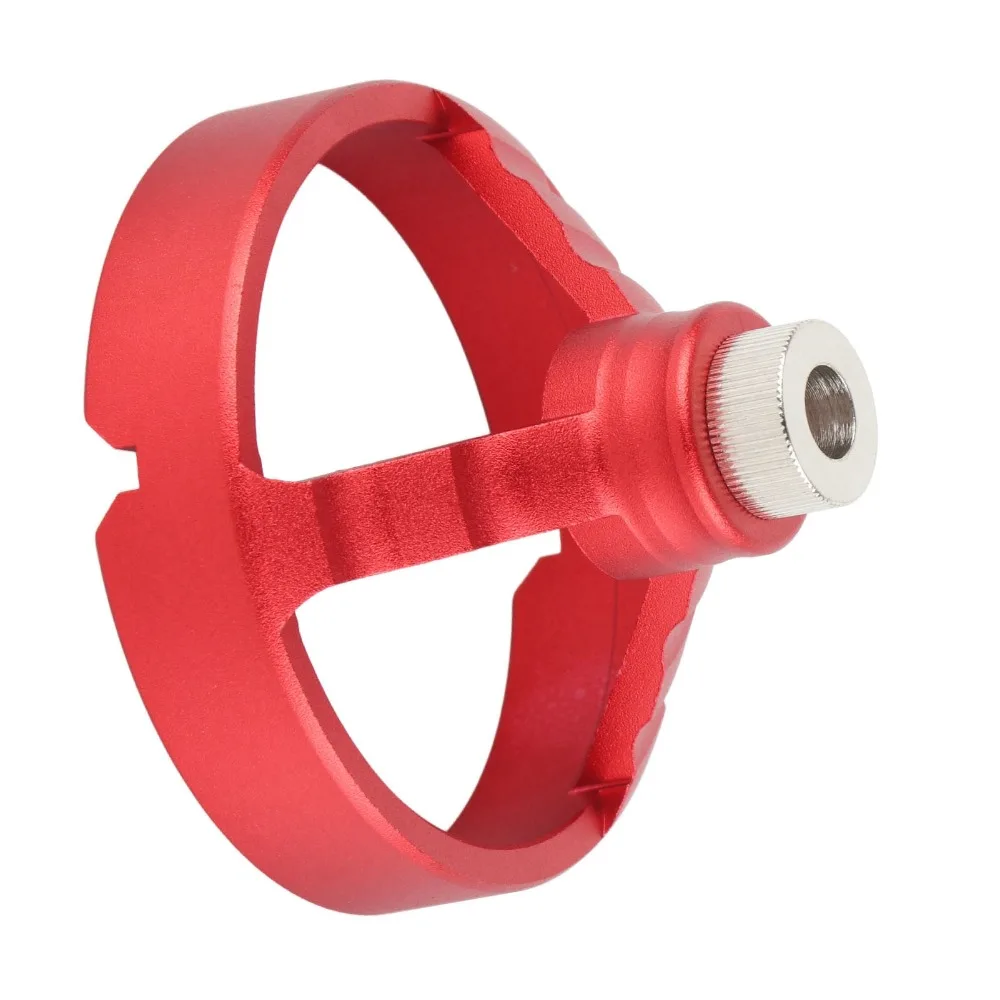 5/6/7/8/9/10 mm Drill Bushings Drill Press Guide Jig Aluminum Alloy Red Vertical Drilling Fixture Self-Centering