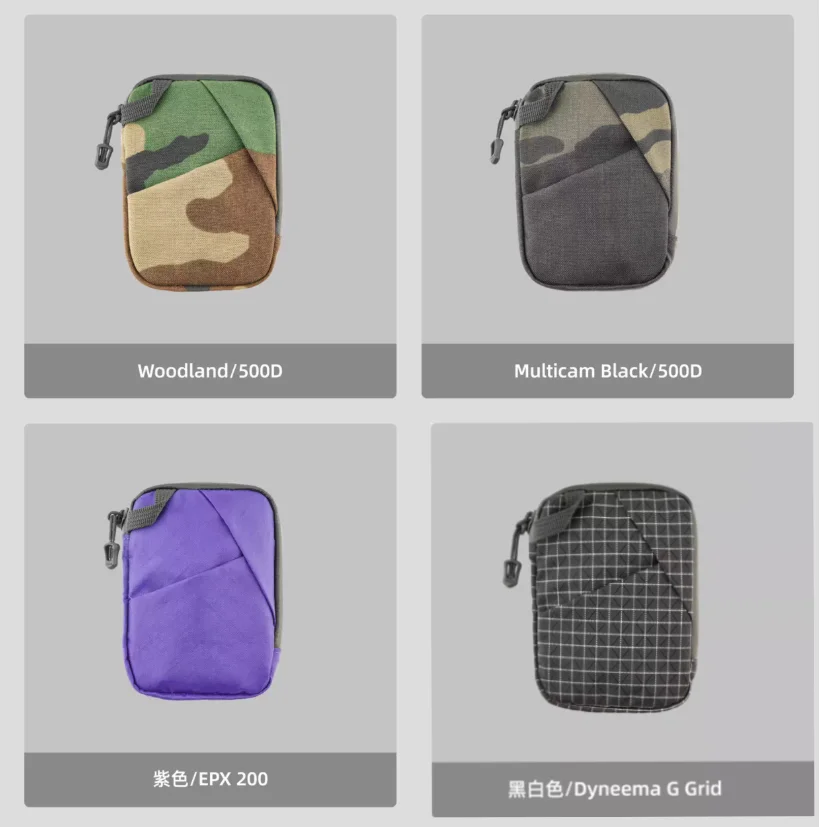 ポータブル軽量カード収納バッグ-edc収納バッグ-カード拡張バッグ