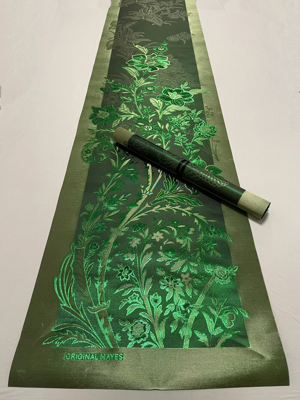 Luxuriöses Grandmaster Hayes Gele & Ipele Set 2-teilig, Nigerianischer Aso Ebi Sego Stoff für Afrikanische Kopfbedeckungen & Turbane, 48x210cm TX-6 – Detail 2