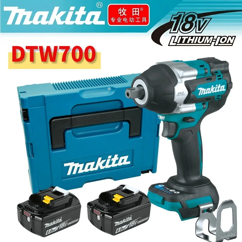 Werkzeugkasten-kompatibler DTW700 Makita Schlagschrauber 18V, 1000Nm Drehmoment, bürstenloser Motor, mehrstufiger, kompakter, kabelloser Schraubenschlüssel