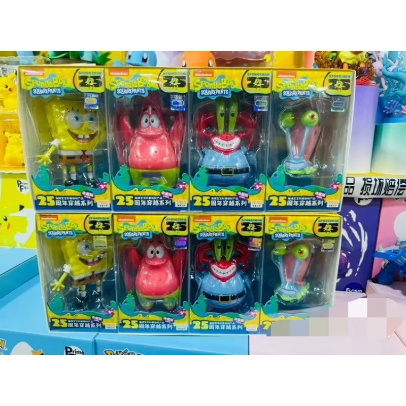 

SpongeBob SquarePants Figure Refrigerator Magnet Patrick Star Squidward Quincy Tentacles Krabs 25th Toy