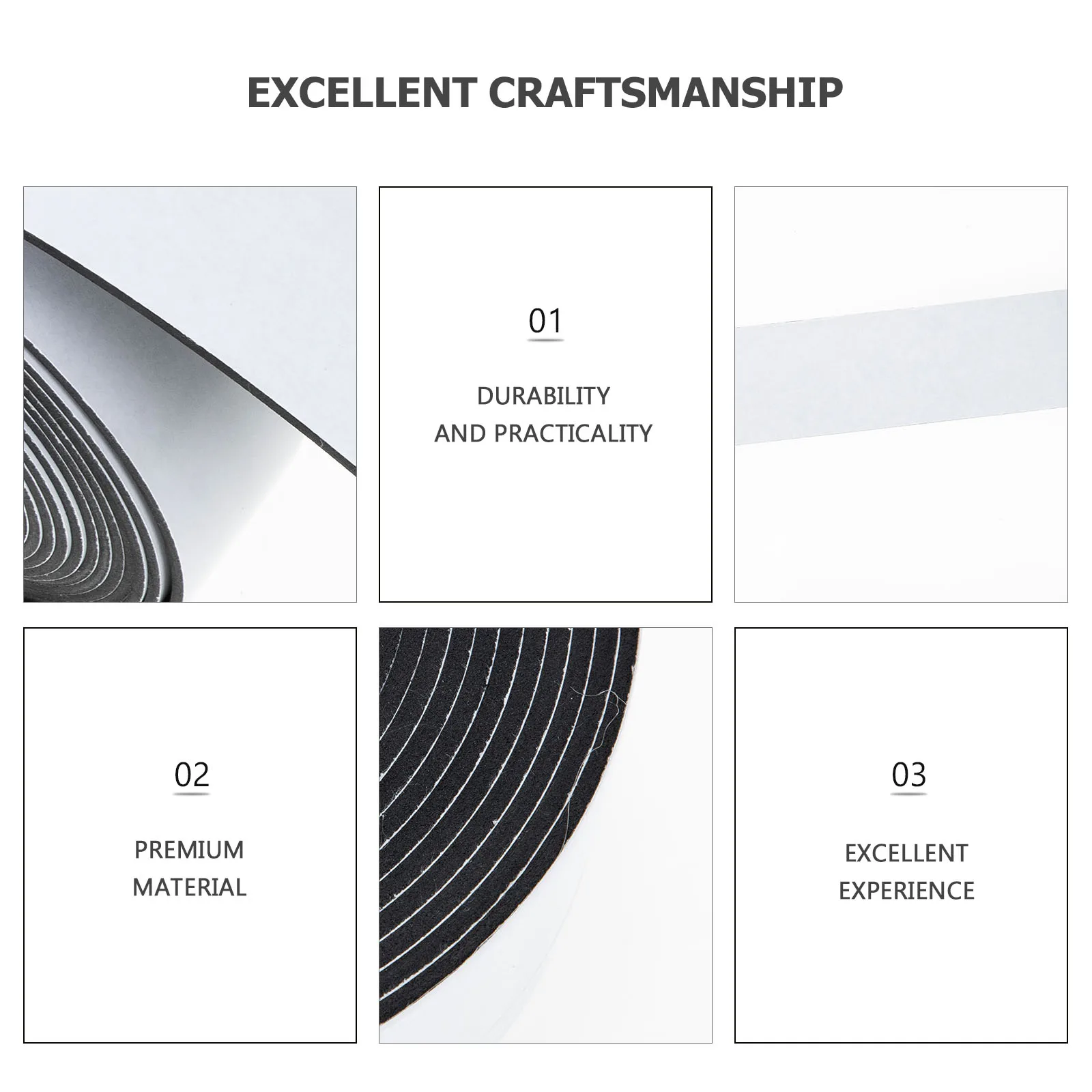 

Self Adhesive Seal Strip Filling Self-adhesive Sealing Tape Multi-function Sponge