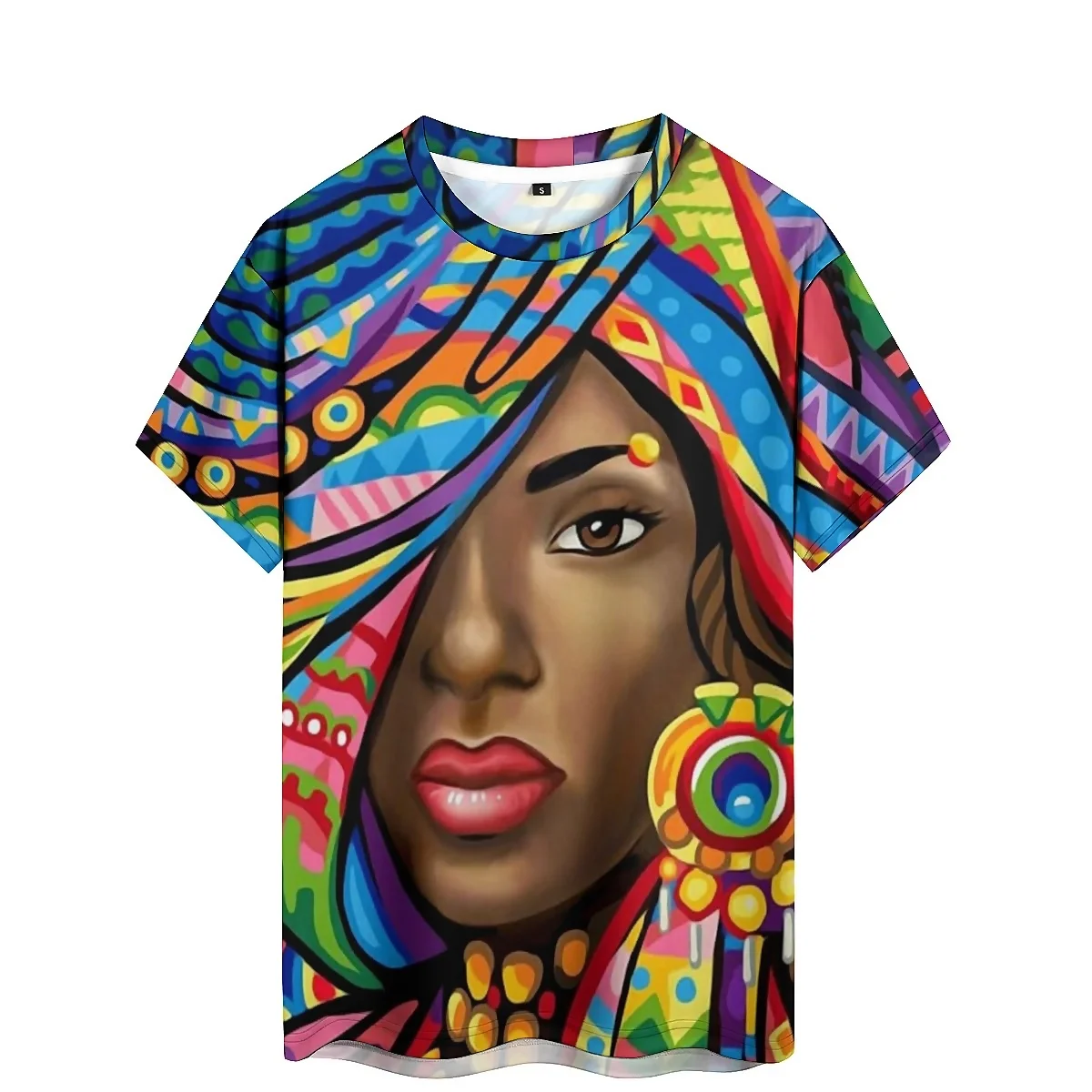 

Men's 3D Printed Short Sleeve T-Shirt - Four-Season Illusion Design, High-Quality Printing Top