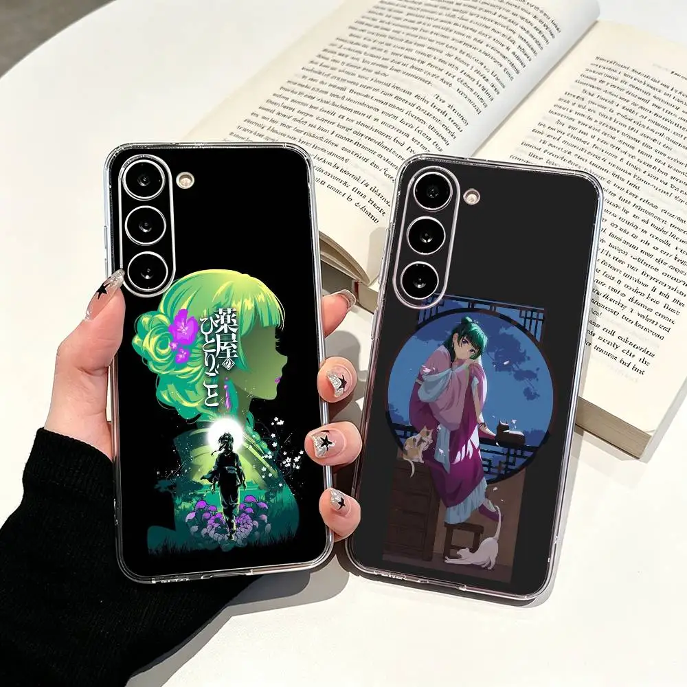 -M-Maomao Clear Phone Case for Samsung Galaxy A71, A70, A52, A51, A40, A30