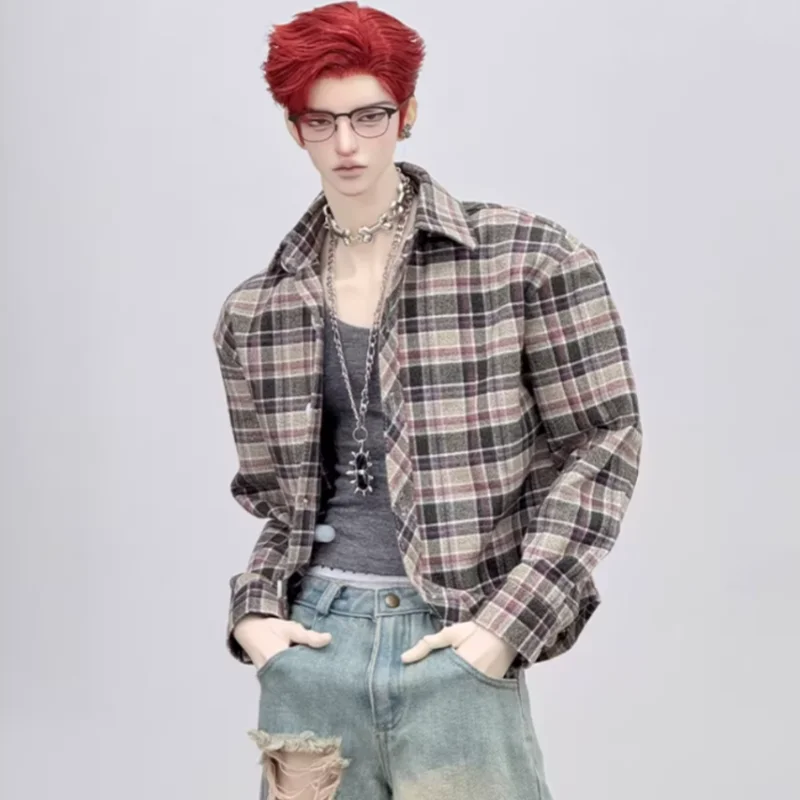 BJD Poppenkleertjes Voor 70 cm 75 cm 77 cm Pop Casual Shirt Poppen Kleding Accessoires (Alleen Shirt Zonder Pop)