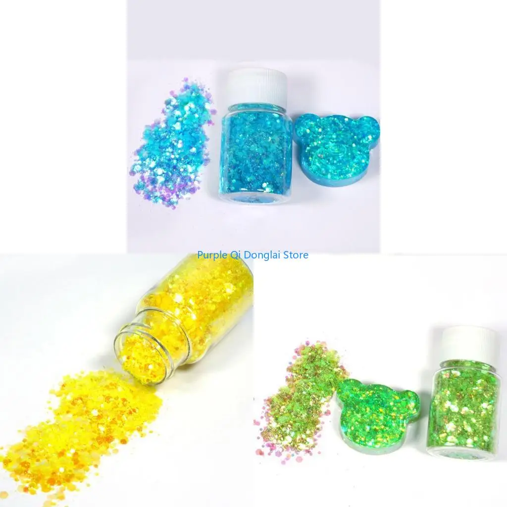 L21E Glitters Sparkles Crafts Sequin Paint Epoxy Resin Filler Art Decor 6 Color