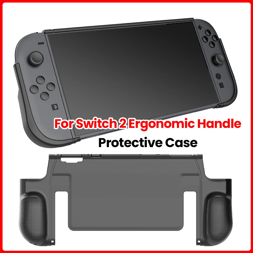 

Чехол из ТПУ для Nintendo Switch 2: защитный противоударный чехол-накладка с подставкой для портативной игровой консоли Switch 2