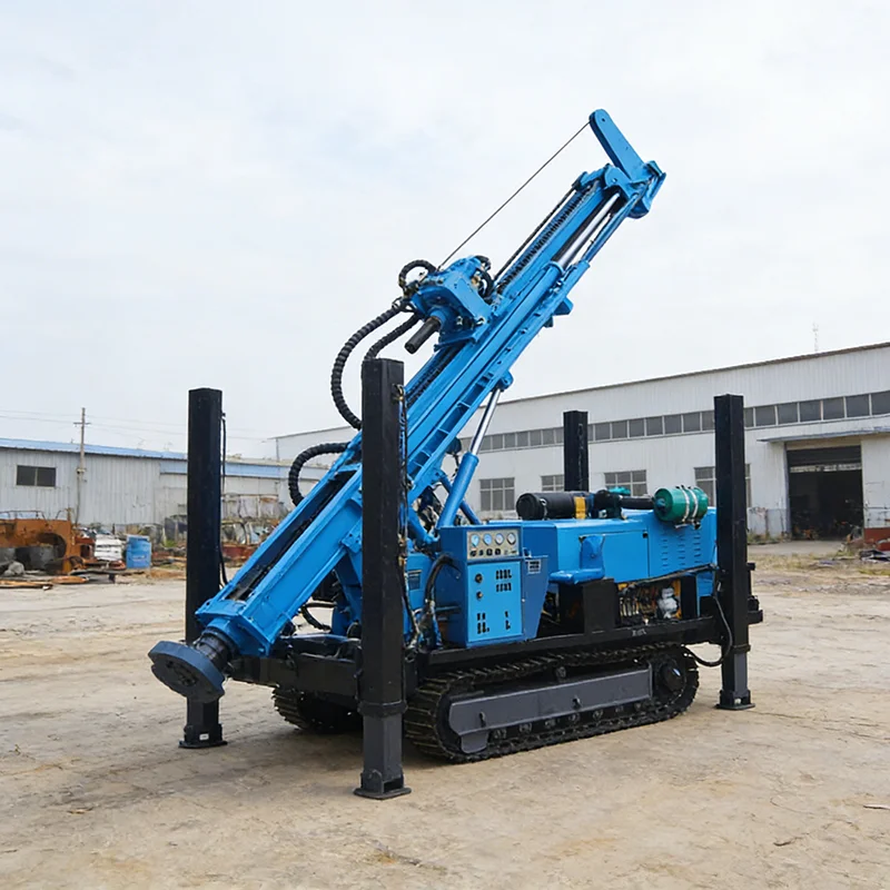 Pneumatic Water Well Drill Rig with Automatic Rod Handler for Increased Drilling Efficiency
