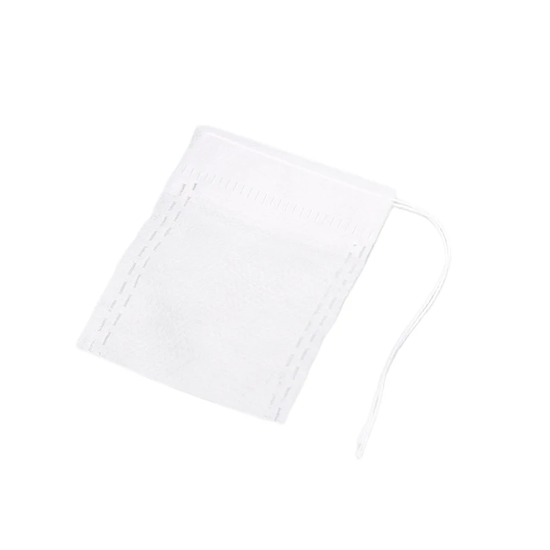 100X Tea Bags Food grade Empty Scented Tea Bags Infuser Seal Filter Paper.