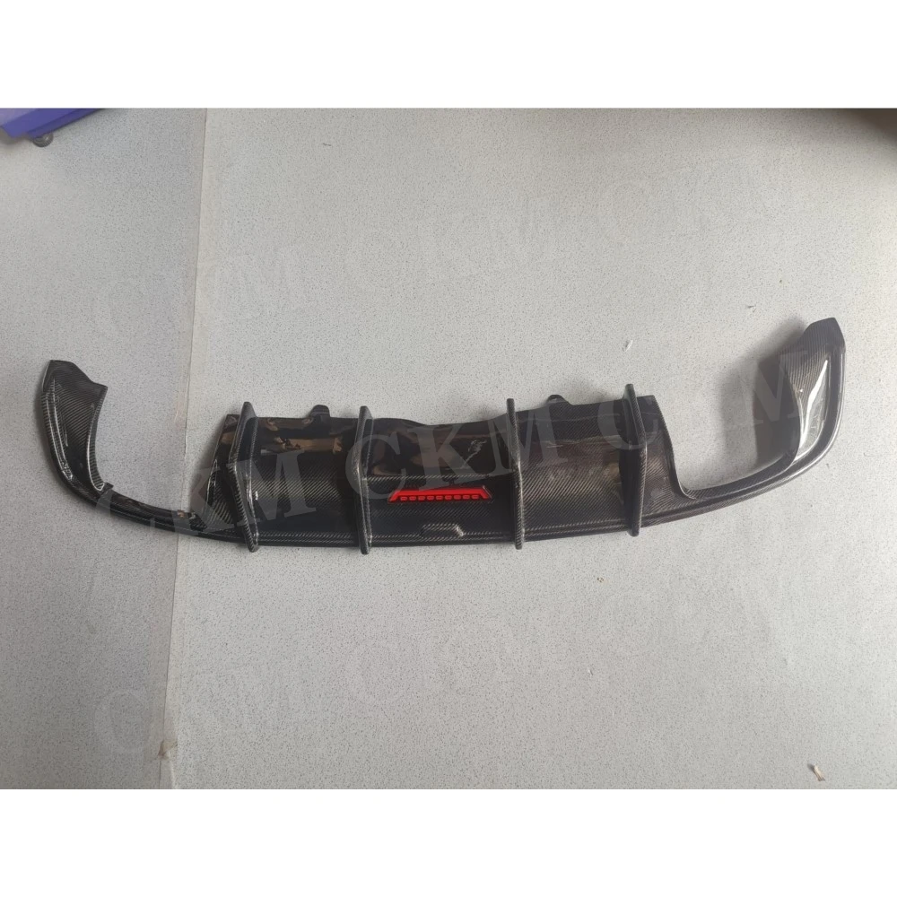 Carbon Fiber K Style Car Rear Bumper Diffuser Lip for Audi A5 Standard Coupe 2008 2009 2010 2011 Body Kit  Accessories view 5