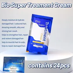 30 Ml*24 Pcs Green Bio Super Treatment Hair Set Hair Hair Repair Nourishing Dry-firming Non-irritating